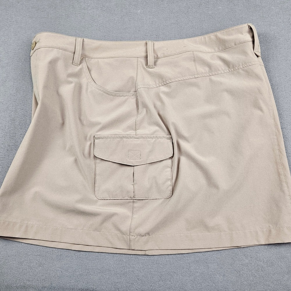 Eddie Bauer Womens Beige Cargo Hiking 
Skort Size 14 Stretch Active Outdoor 5910 - Picture 11 of 11